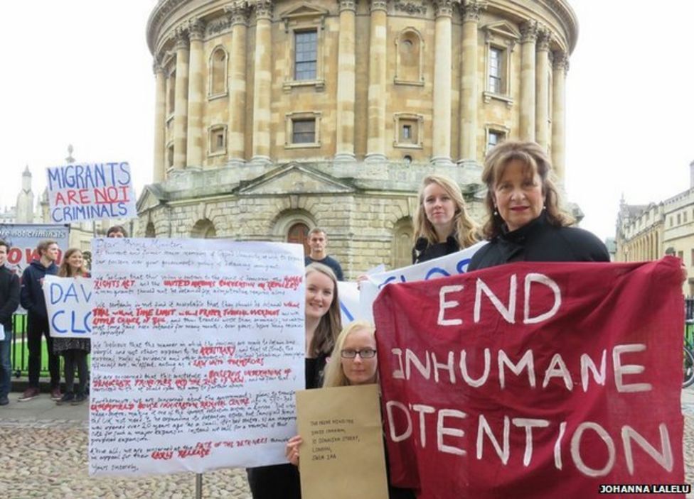Oxford University dons in immigration removal centre plea BBC News