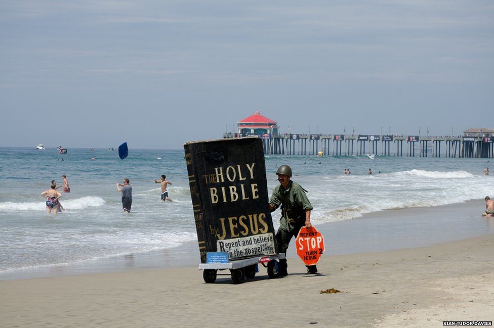 Bible on the Beach by Sian Davies