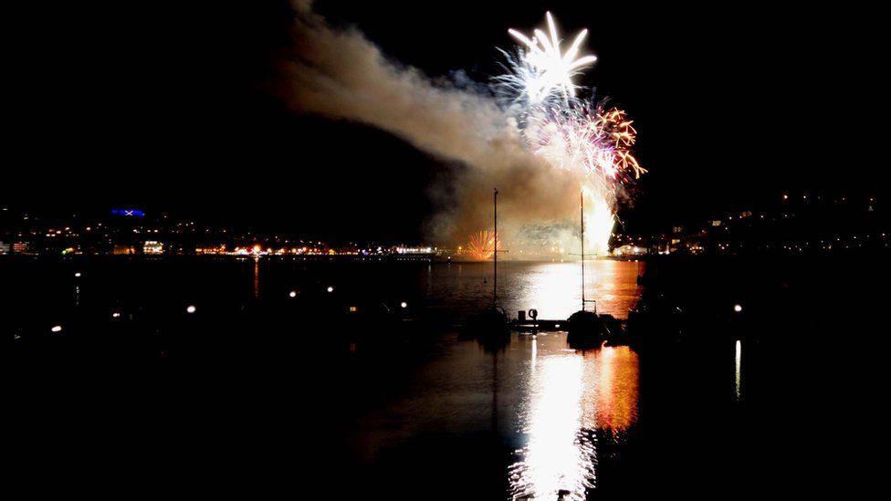 Fireworks in Oban