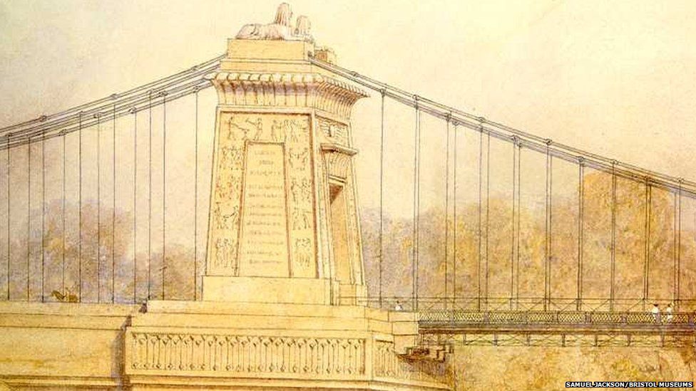 Clifton Suspension Bridge - with sphinxes