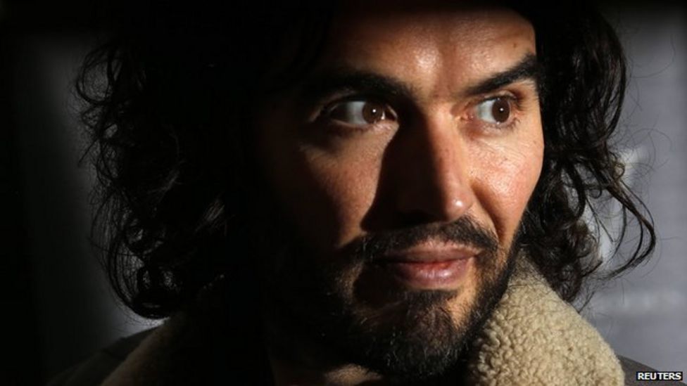 Russell Brand shares reporter's details with 8.7m Twitter followers