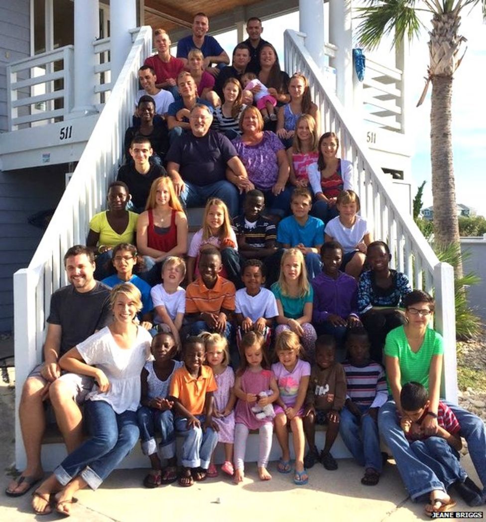 Семья с 29 детьми. Briggs Family. Бриггс фамилия.