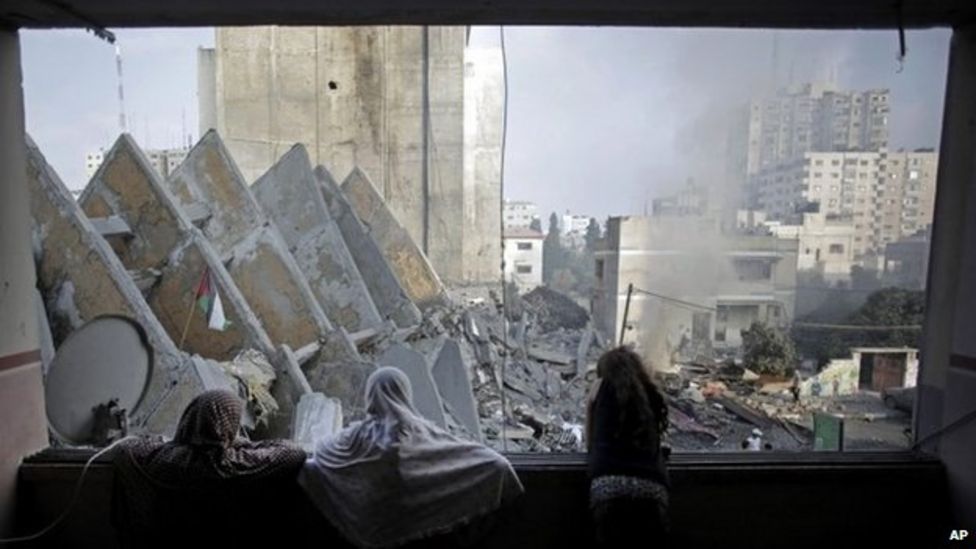 Amnesty Israeli strikes on Gaza buildings 'war crimes' BBC News