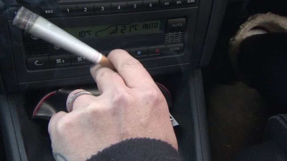 Car smoking ban comes into force BBC News