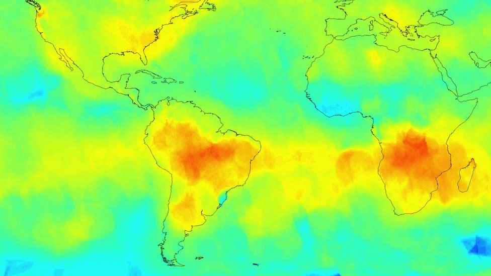CO2 map