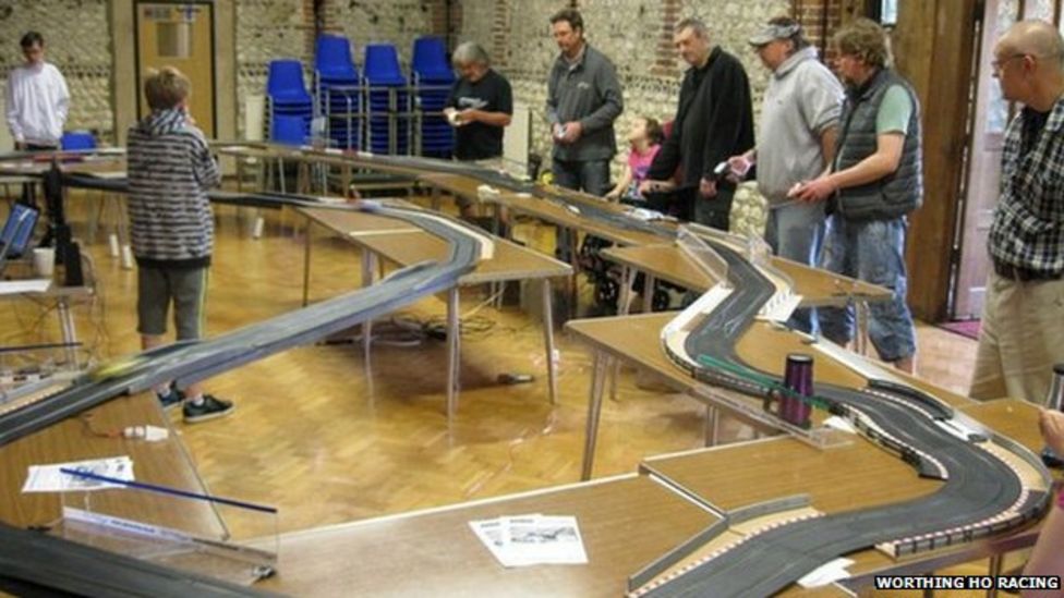 Scalextric World Championship racers vie for title - BBC News