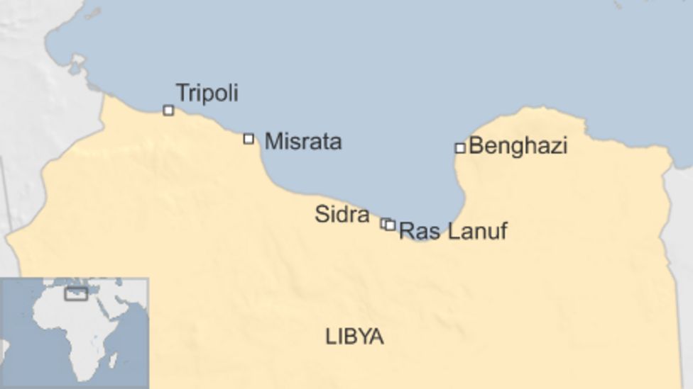 Libya airstrikes hit Misrata militants for first time - BBC News