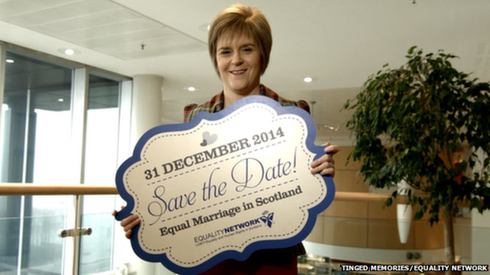 First Same Sex Weddings To Take Place In Scotland Bbc News