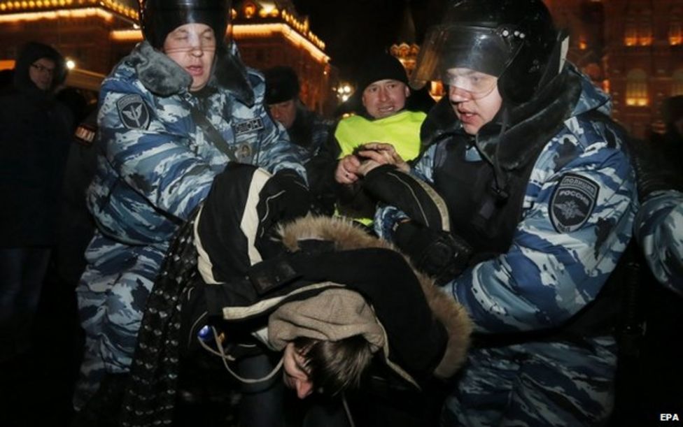 Pussy Riot Member Among Protesters Arrested In Moscow