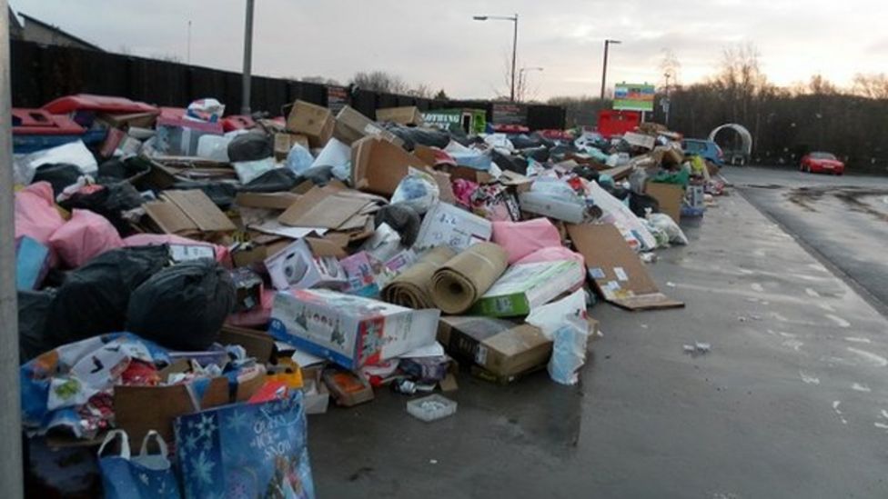Coulby Newham flytippers dump 40 tonnes of rubbish BBC News