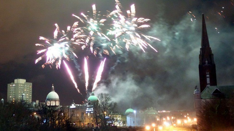 Fireworks in Aberdeen