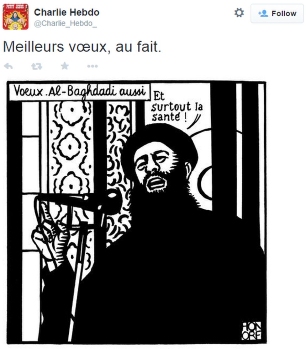 Charlie Hebdo's mysterious last tweet before attack - BBC News