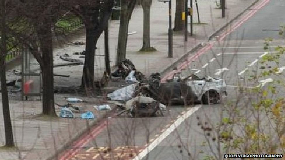 Old Kent Road crash Police probe into 'shots fired' at car BBC News