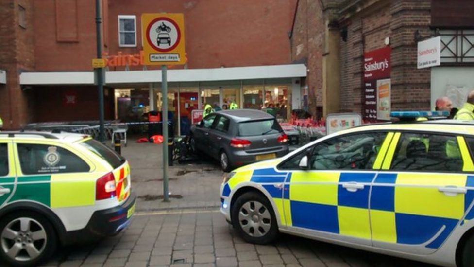 Man dies after crash outside Harpenden Sainsbury's store BBC News