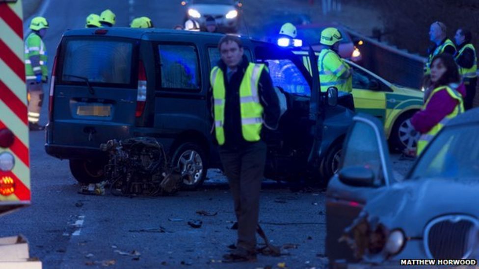 One in hospital after threevehicle A470 crash in Merthyr BBC News