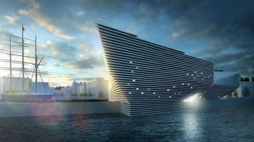 Construction work starts on Dundee V&A museum project BBC News