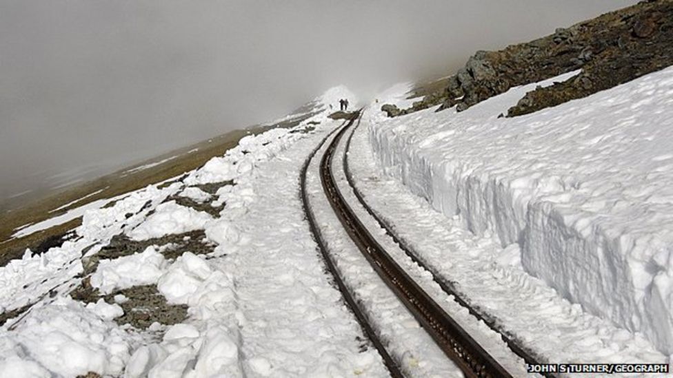 Students wearing trainers in 2,500ft Snowdon rescue BBC News