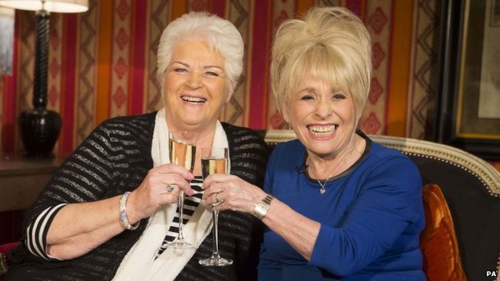 Barbara Windsor and Pam St Clement set for EastEnders anniversary reunion BBC News