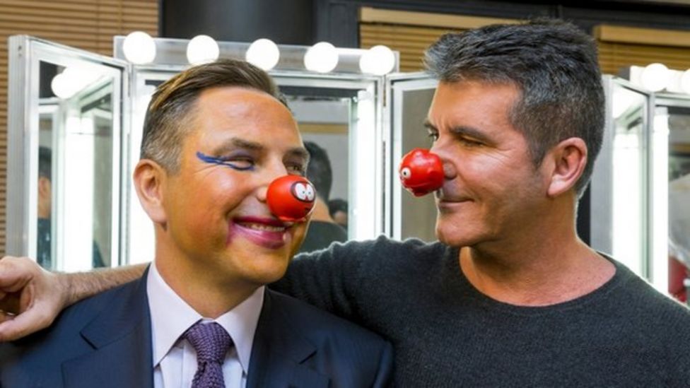 Painting David Walliams face was Simon Cowell's 'dream' BBC News