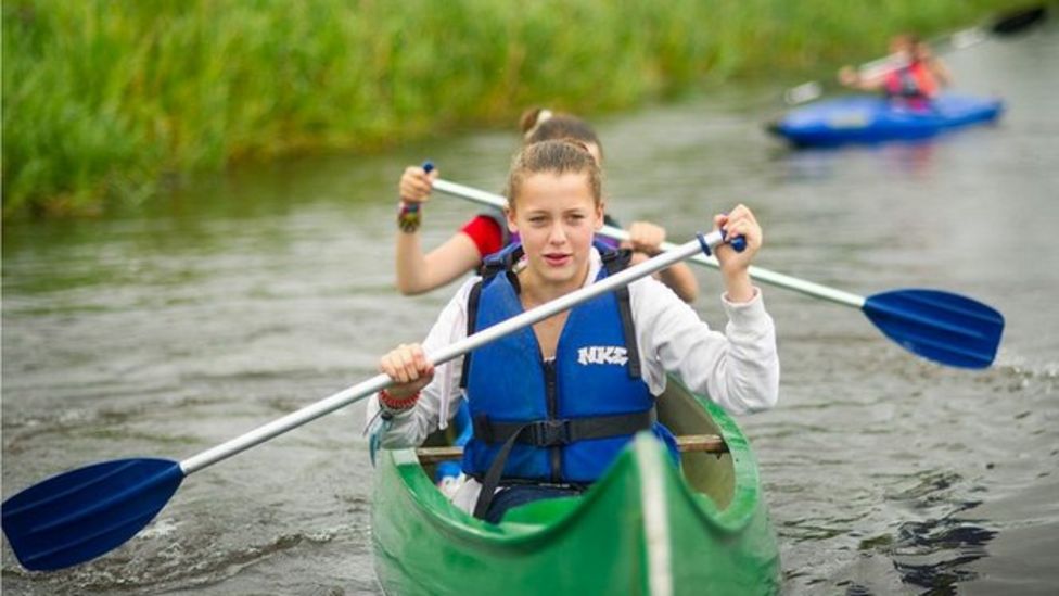 River Soar canoe trail opened in Leicestershire BBC News