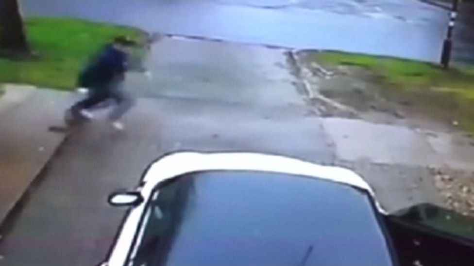 Arrest after Bartley Green 'carjack' CCTV released BBC News