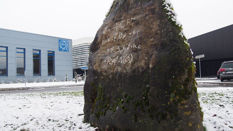 Standard Model monument at CERN