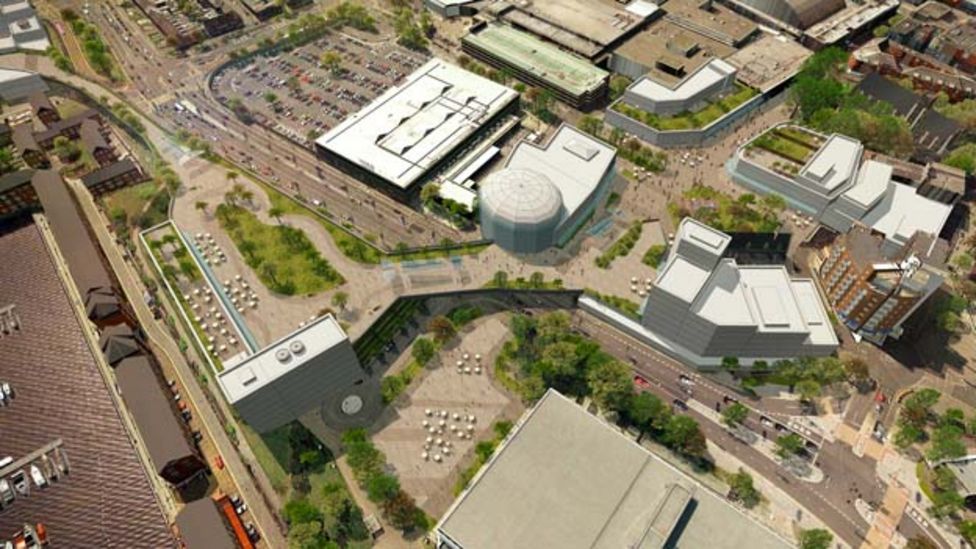 Developers to view Swansea city centre plans BBC News