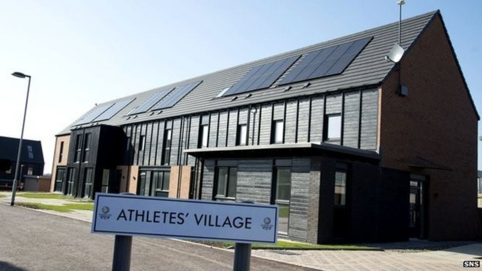 First residents arrive at Glasgow's Athletes' Village BBC News