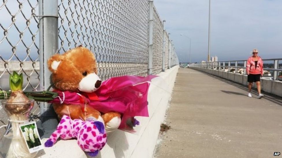 US man who 'threw daughter off bridge' ruled BBC News