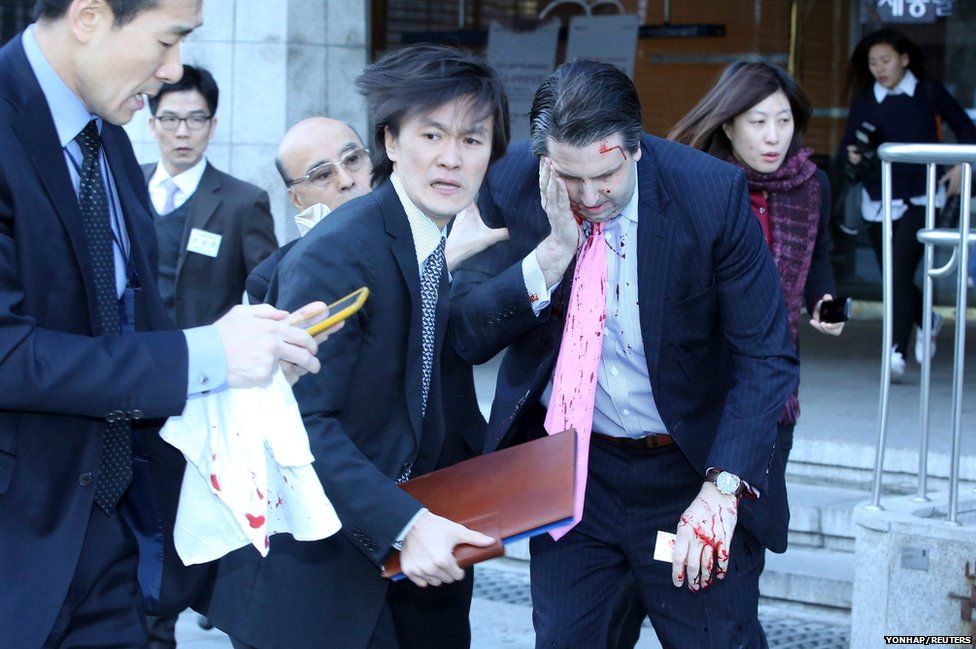 US ambassador to South Korea Mark Lippert