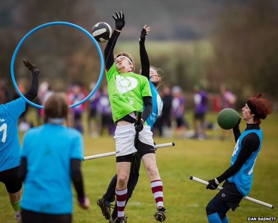 Quidditch tournament held in 'Batman's garden' - BBC News