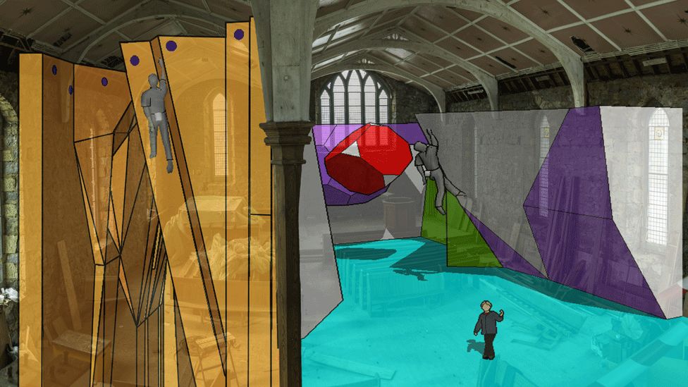 Fort William climbing centre project raises funds BBC News