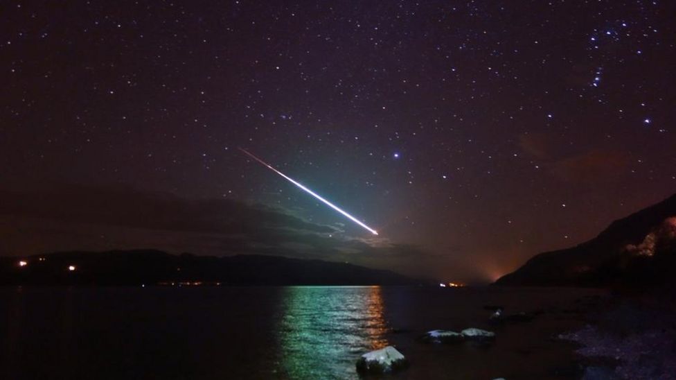 Meteor 'bright flash' seen in skies over Scotland BBC News