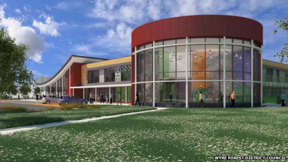 Kidderminster leisure centre Work begins on £11.9m complex BBC News