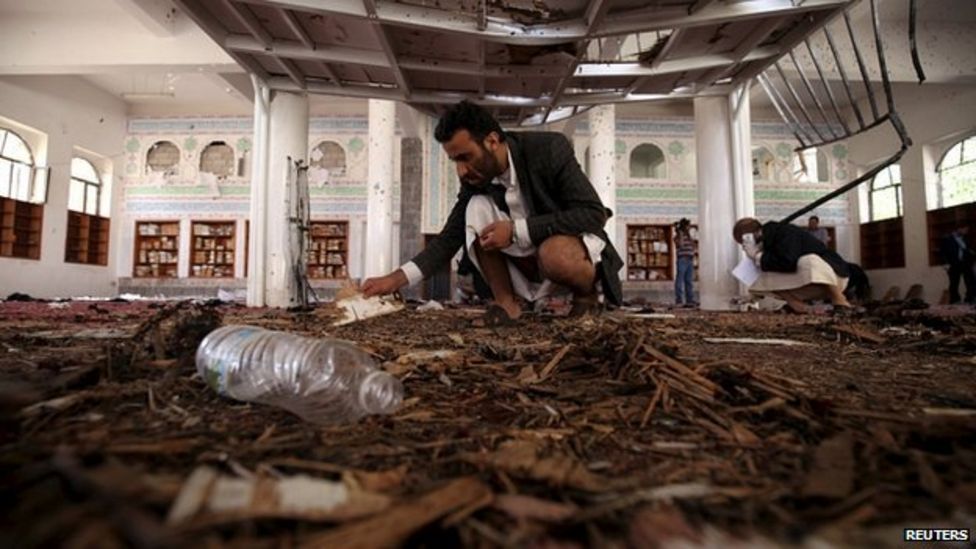 Yemen crisis: Islamic State claims Sanaa mosque attacks - BBC News