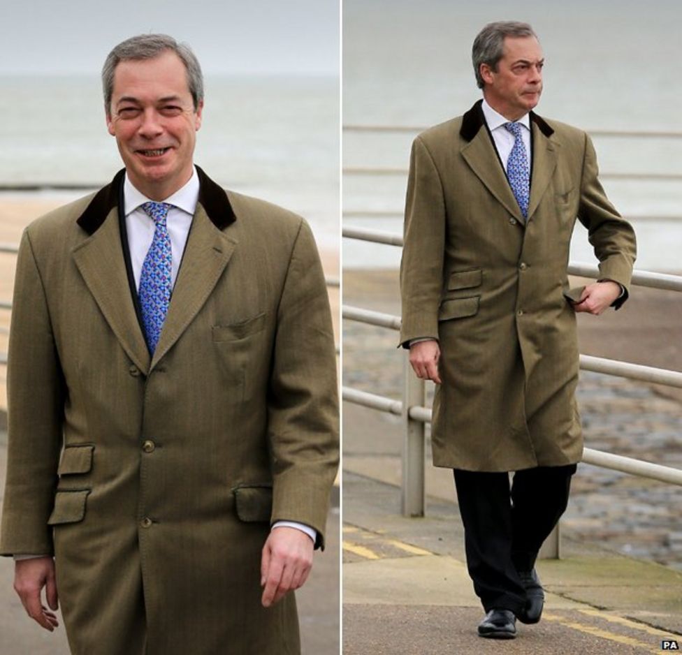 The story of Nigel Farage's coat - BBC News