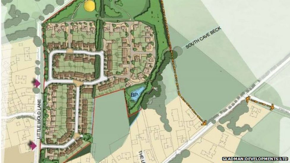 One in 10 residents object to South Cave homes plan BBC News