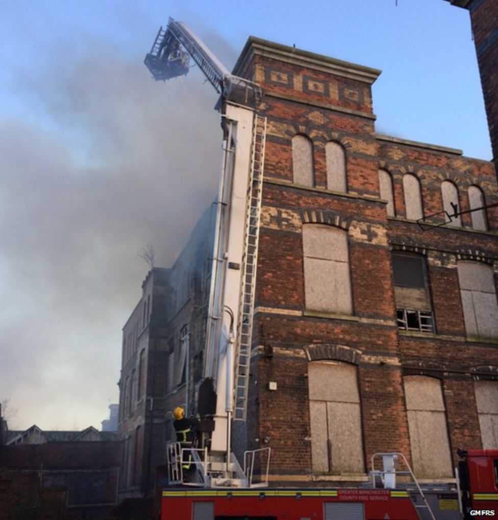 Fire crews tackle Wigan and Leigh College building blaze BBC News