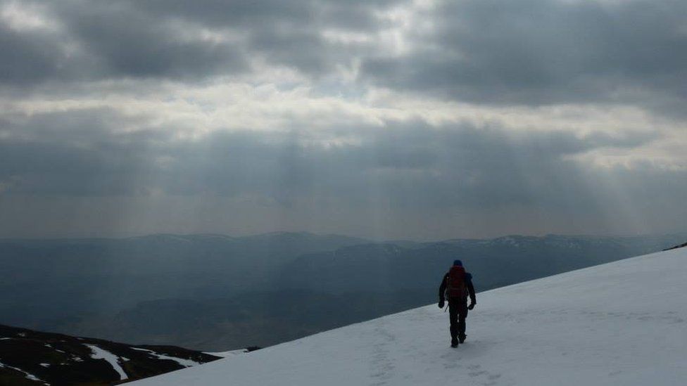 Anne Carberry took this picture while on the descent from the summit of Ben Chonzie in Crieff on a recent walk.