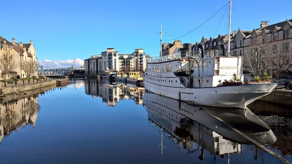 Kim Kjaerside's beautiful picture is at the the Shore in Leith, Edinburgh.