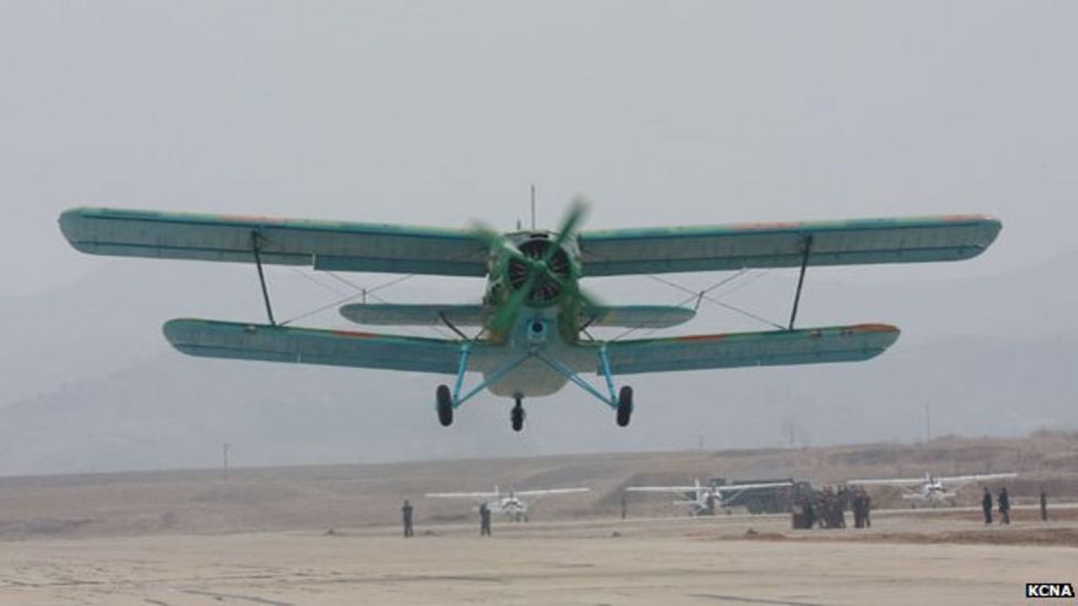 North Korea New Camouflage For Biplane Fleet BBC News