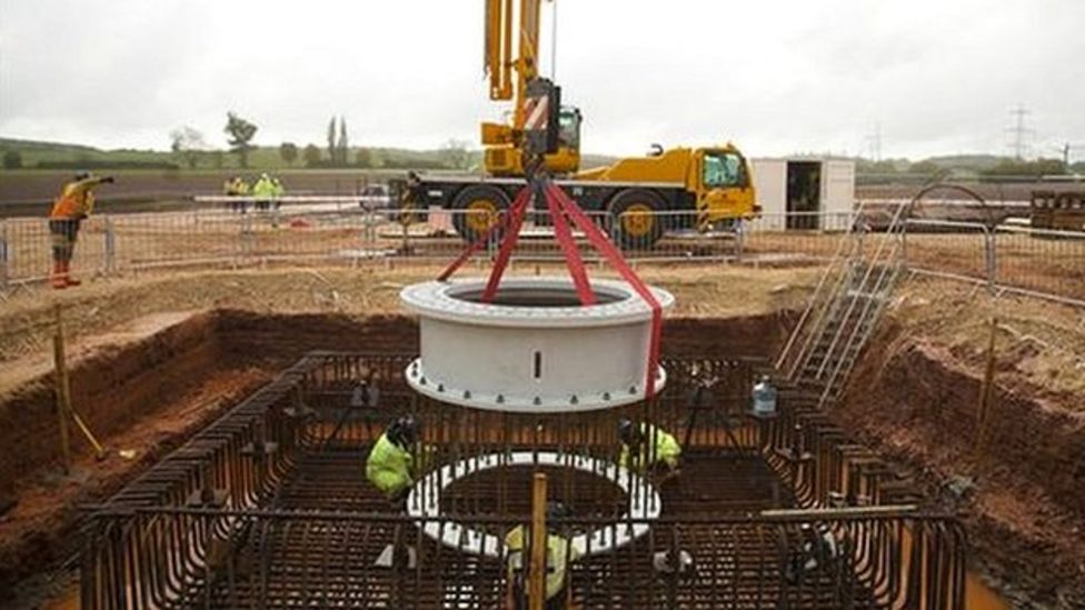 First new pylon type constructed BBC News