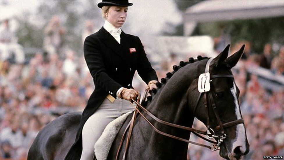 Princess Anne and the Queen's horse named Goodwill