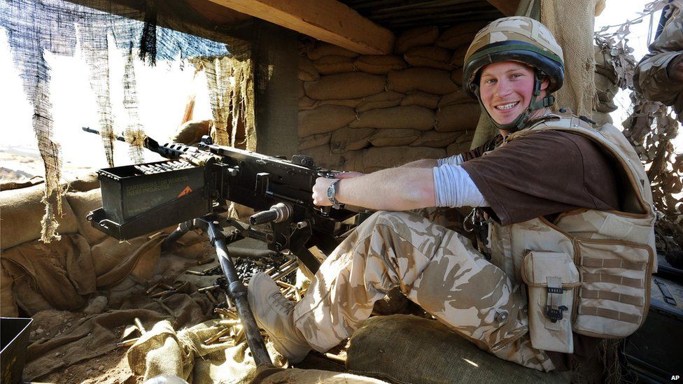 Prince Harry on the front line in Afghanistan