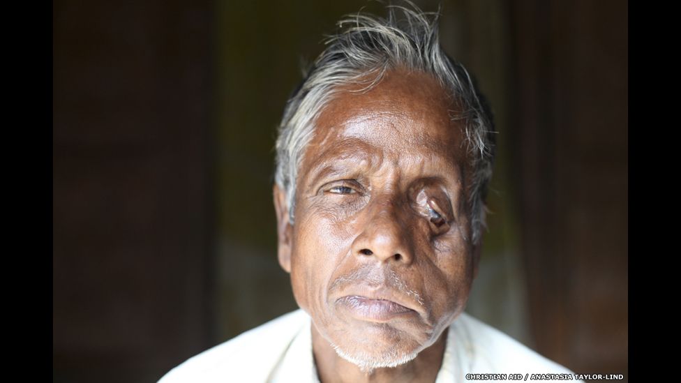 Rabi Majumdar, 63, Jharkhali, Basanti Island, West Bengal, India