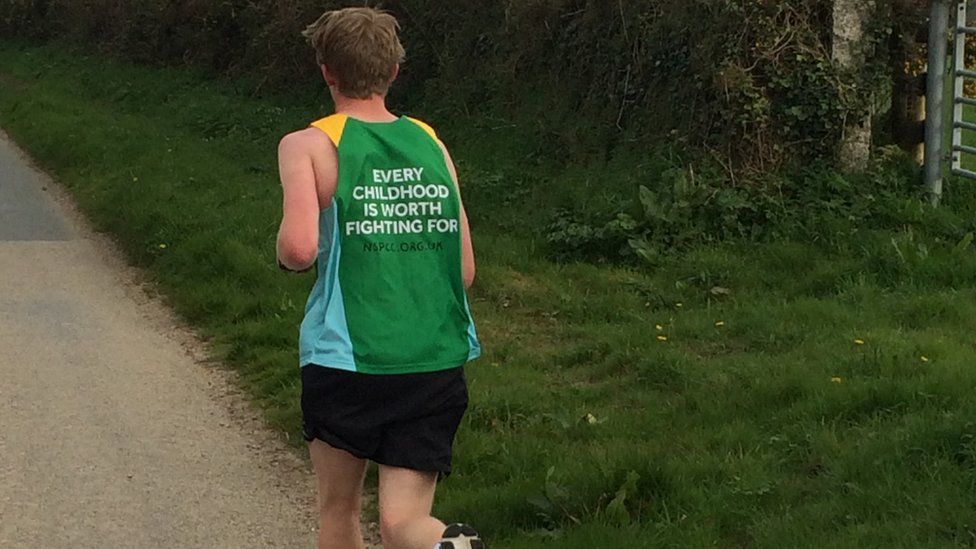 Jonny Innes will be the youngest runner at the London Marathon