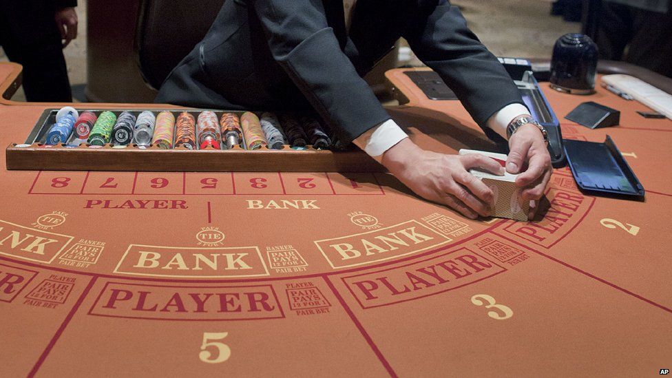 Baccarat table