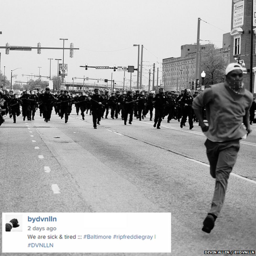 The amateur photographer capturing the story of the #BaltimoreRiots ...