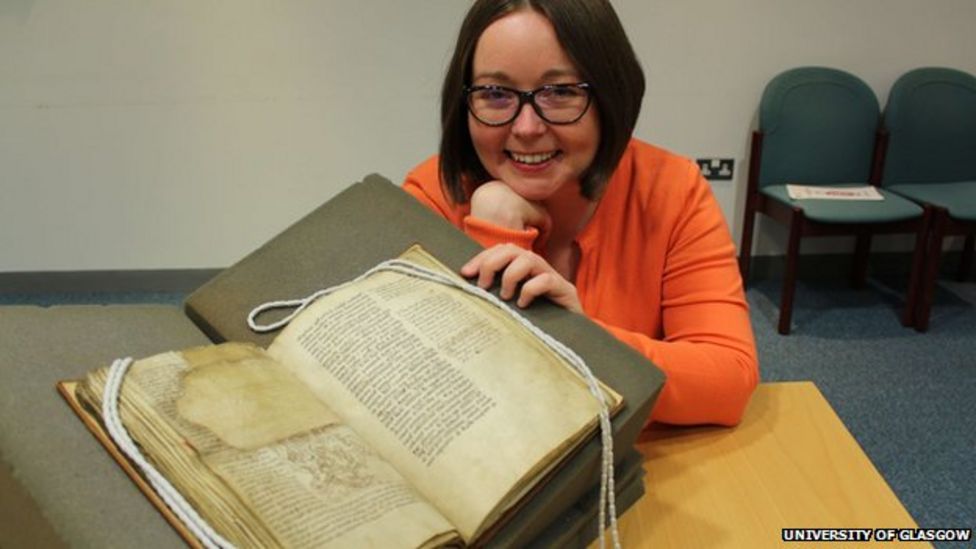 University of Glasgow researcher discovers 'oldest book' - BBC News