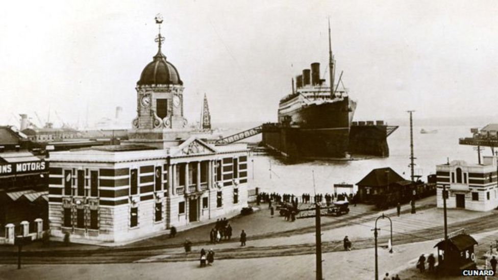 Cunard 175th anniversary exhibition in Southampton BBC News